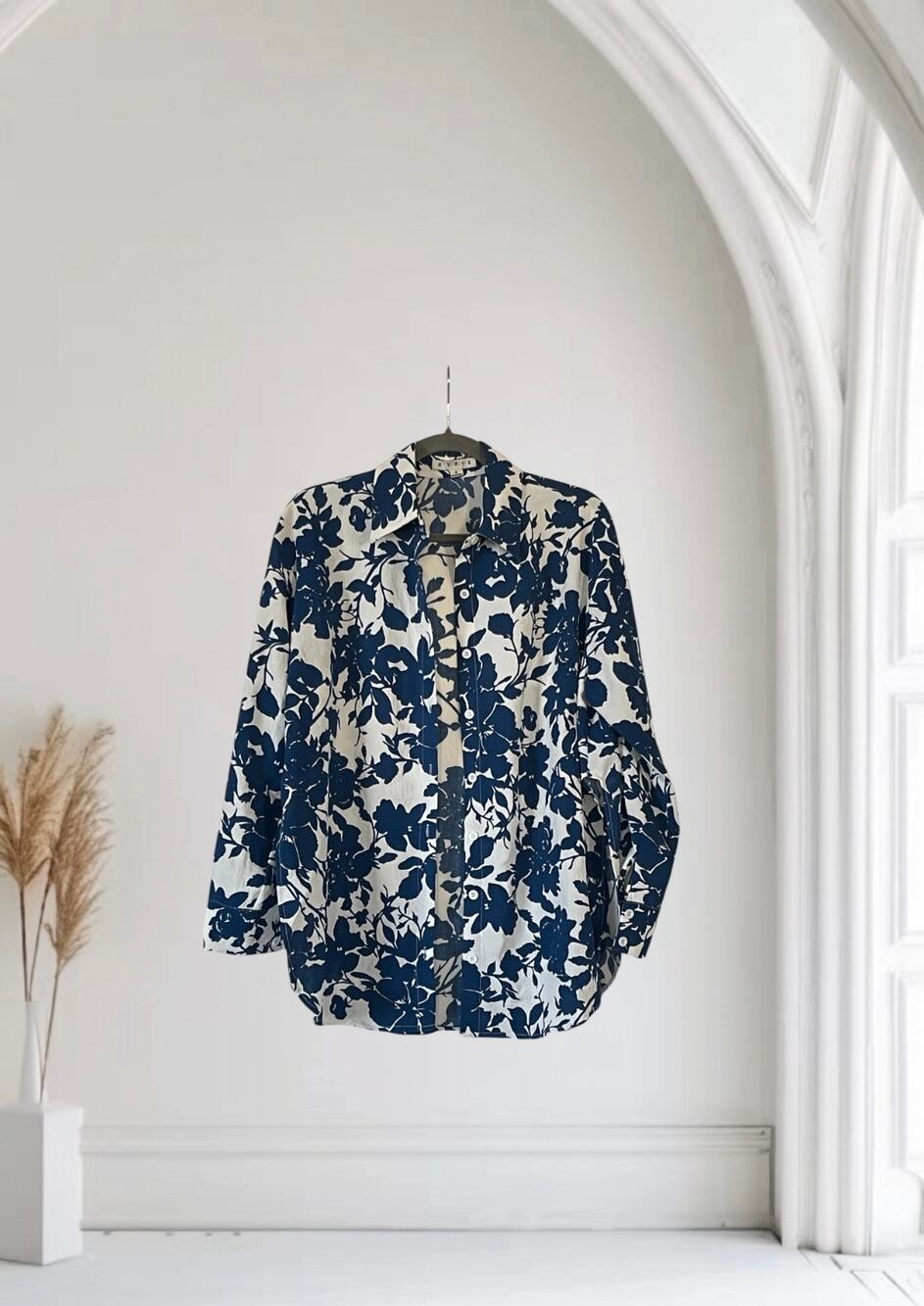 HYFVE White Blue Blouse Shirt Small